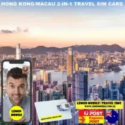 Hong Kong Macao Travel Prepaid SIM Card 8 days Unlimited Data Plan 4G roaming