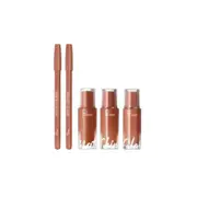 Pudaier - Lippie Says Kiss Kit - 2gx2+6.5gx3 - #05 Notoo Late