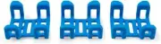 Tractive GPS Dog Tracker Rubber Clips X3 (Standard), Blue, 2.8 Cm