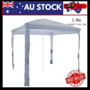 Beach Cabana Canopy 2.4m Sun-Shade Shelter Umbrella Carry Bag Marquee Gazebo AU