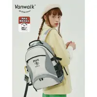 在飛比找ETMall東森購物網優惠-VANWALK女美式復古輕便書包