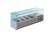 Polar G-Series Countertop Prep Fridge 3x 1/3GN & 1x 1/2GN - Countertop Prep Fridges (GD875-A) - GD875-A