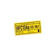 AIR CONDITIONING SYSTEM INFORMATION DECAL : 70/80/90-SERIES LANDCRUISER