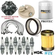 Tune Up Kit Filters Cap Spark Plugs Wire For CHEVROLET MALIBU V8 5.7L 1973-1974