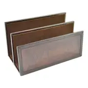 Leatherkart Leather Letter/ File Organiser - Dark Brown