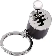 Mini Keychain Keychain Ring Toy Keychain Auto Parts Model, Gear Shifter Keychain, Keychain Gadget, Polished Metal for Bags/Mobile Key Keys for Car Keys Key Chains(Black)