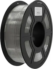 PETG Filament 1.75mm 3D Printer Filament 1kg(2.2lbs) Higher Toughness 3D Printing Filament Compatible with FDM 3D Printers Neptune 2/ Neptune 3/ Ender 3 and More Dimensional Accuracy +/- Transparent