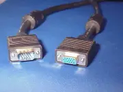 Super VGA cable Male to Female W/Ferrite core 6 feet