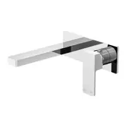 Amelie Wall Basin/Bath Mixer Square with 187mm Spout Chrome BDO301507aCH