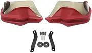 Motorbike Side Mirrors Fit for Honda NC750X DCT NC750S NC700X NC 750 X 2013-2023 Motorcycle Handguards Shield Guards Windshield Hand Motorbike Convex Lens(Red Green Set)