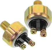 2pcs Brake Light Switch The Switch Switches Stop Light Switch Rear Brake Light Stop Lamp Switch Metal Car Light Switch Metal Car Brake Lamp Switch Handlebar Switch Iron Golden