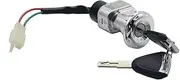 Ignition Switch Motorcycle Ignition Switch Key Ignition Start Switch Universal Switch Power Lock for Electric Bicycle Scooter Motorcycle Ignition Switch Lock