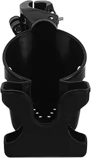 CALLARON Wheelchair Cup Holder Beverage Holder for Strollers Walkers and Scooters Spacious Design with Nonslip Base for Secure Grip Black