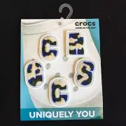 Crocs Shoe Charms Camouflage Letters Authentic Jibbitz Charms C-99