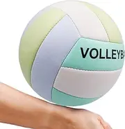 Générique Beach Volleyball, Waterproof Indoor-Outdoor Volleyball, Soft PU Leather Sports Ball, Training and Game Ready, 7.87 x 7.87 inches, Perfect for Kids, Youth, Adults, Boys & Girls
