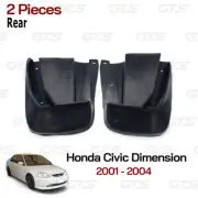 For Honda Civic Dimension Sedan 2001 04 Rear Splash Guards Mud Flaps