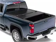 STIDPFZX 4x4 Pickup Aluminum Hard Tri Fold Tri-Fold Truck Bed Tonneau Cover Compatible for Hilux Tundra Tacoma Silverado 2018 2021