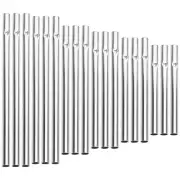 18 Pcs Wind Chime Tube DIY Textbook Kids Craft Kit Child Windchimes Parts
