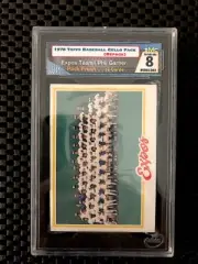 1978 TOPPS BASEBALL CELLO PACK SMC 8 NRMT-MT EXPOS TEAM - GARNER #1283 NICE!