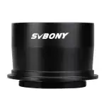 SVBONY SV125 黑色 2'' 至 T2 相機適配器,適用於單反相機