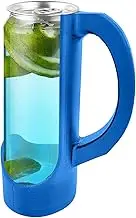 Slim Can Holder with Handle, 3D Printed Grip Energy Drink Holders, Reusable Soda Can Holder with Handle for Soda, Beer & Beverages