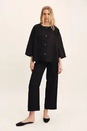 OLIVIA BLOUSE - BLACK