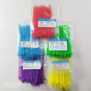 100pcs Color Cable Ties Self-Locking Nylon Wire Cable Zip Ties