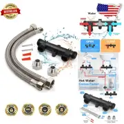 OEM Hot Water Recirculating Pump Sensor Valve Kit with Stainless Steel Pipes