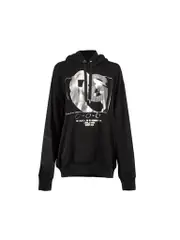 Black Platinum Drip Graphic Logo Hoodie