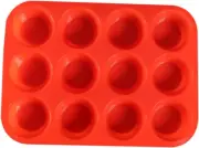 12 Cups Silicone Muffin Moulds Silicone Muffin Pan Cake Tray Silicone Baking Mol