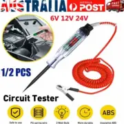 1/2Pcs 6-24V Electric Circuit LCD Tester Test Light Car Truck Voltage Probe Pen