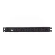 1Ru 10 Way C13 Outlet Horizontal Pdu Rack Mount Power Rail 10A