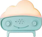 Happiest Baby SNOObie Smart White Noise Machine - Portable Baby Sound Machine with Night Light - 12 Soothing Sounds for Sleep Training, Teal