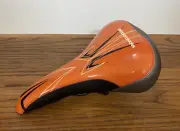 Cionlli Mongoose Bike Cycling Saddle Seat Orange Black and White NEW