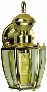 MOTION ACTIVATED LIGHT Decorative Lamp Outdoor Porch Polished Brass HEATH ZENITH