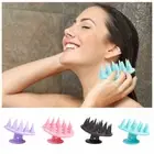 Silicone HairScalp Massager Shampoo Brush Shower Comb Exfoliate DandruffRemove.