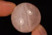 *ROSE QUARTZ* Sphere 3.2cm 45.5g Pink Quartz Crystal Ball Healing LOVE STONE