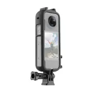 Plastic Protective Frame Cover Case with Adapter Mount & Screw for Insta360 X3