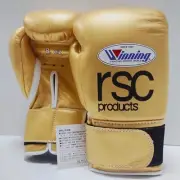 Winning×rsc Boxing Gloves 8oz Gold CO-MS-200B Magic Tape type from Japan New