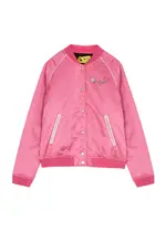 Off-white Kids Funny Flowers Satin Bomber Jacket (12-14 Years) - Pink - 14YR (14 Years) 14YR (14 years)