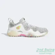 New Womens Golf Shoe Adidas Codechaos 21 Spikeless 5.5 White/Pink/Grey MSRP $130