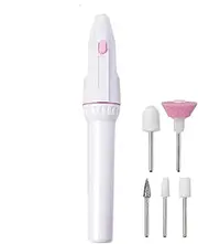 Electric Nail Drill - Professional Cordless Nail Drill Machine - Manicure Supplies Pedicure Kit, Hand Foot Care Tool Battery Operated for Home & Salon Use