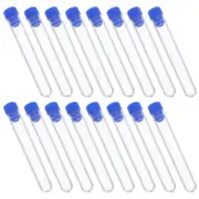 50 Pcs Plastic Test Tube Sampling Storage Tubes Scientific Party Propagation