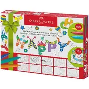 Faber-Castell 70 Piece Greeting Card Set with Connector Pens