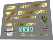 1987 Bianchi Campione D'Italia gold DECAL SET