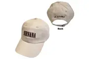 Nirvana Unisex Baseball Cap: Text Logo in Utero