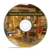 Classic Old Wood & WoodWorking Books, Carpentry, Lathe Turning, Finishing CD V10