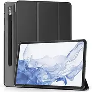 Samsung Galaxy Tab S9+ (2023), Tab S9 FE+ (2023), Tab S8+ (2022), Tab S7 FE (2021), Tab S7+ (2020) Smart Case - Slim, Magnetic Cover with Auto Sleep/Wake Function (Black)