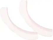 LOORGVEL 2pcs Silicone Eyelash Curler Pads Reusable Mascara Shield for Lash Lifting Extensions Soft Comfortable Eye Pads Pink for Professional Salon Home Use