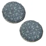 NNEAGS 2X 45cm Blue Premium Polyester Cotton Cushion with EPP Particle Insert fo